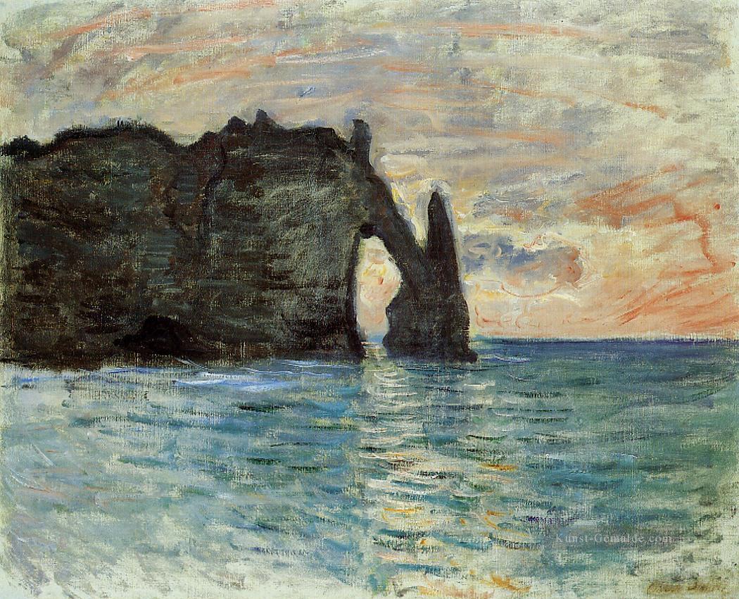 Die Klippe bei Etretat Claude Monet Ölgemälde